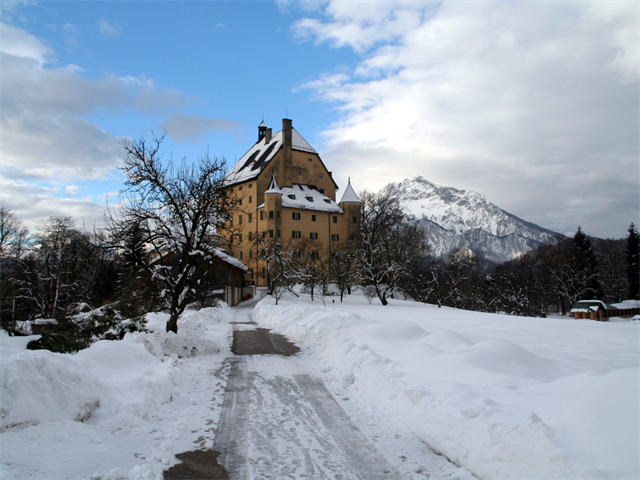 Schloss Goldenstein im Winter